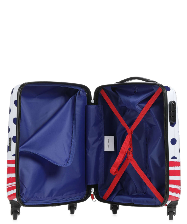 American Tourister Disney Legends Spinner (4 wheels) mickey blue dots