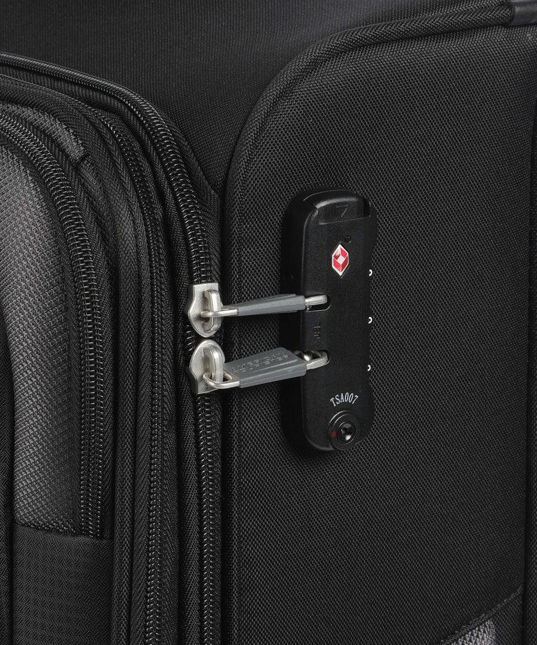 American Tourister Pulsonic Spinner (4 wheels) asphalt black