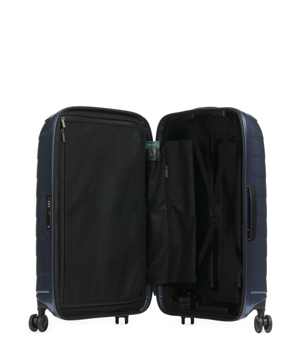Samsonite Attrix Spinner (4 wheels) steel blue