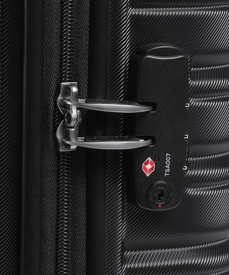 American Tourister Flashline Spinner (4 wheels) shadow black