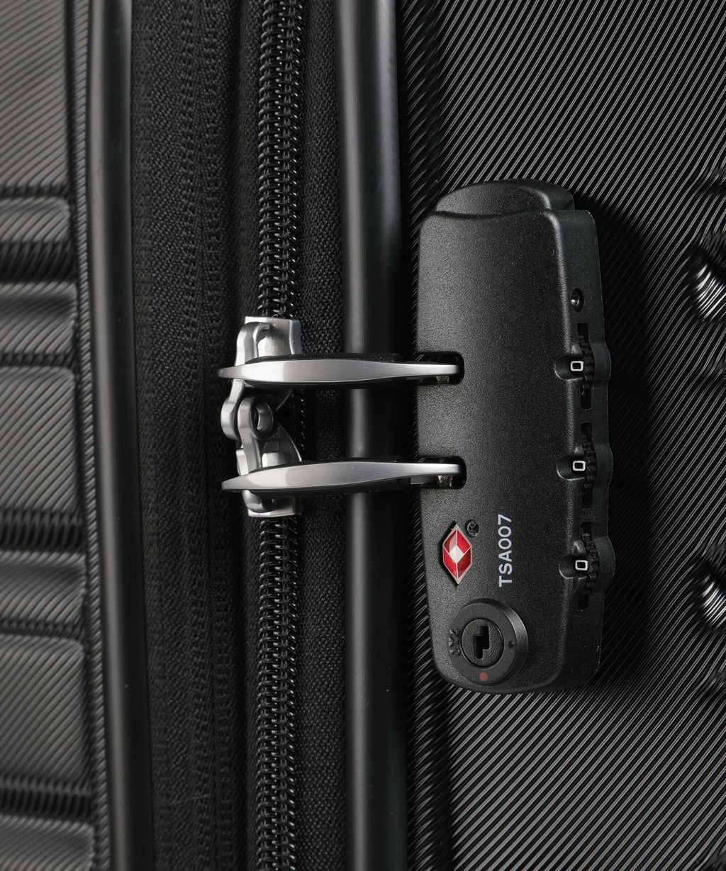 American Tourister Flashline Spinner (4 wheels) shadow black