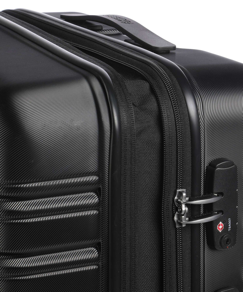 American Tourister Flashline Spinner (4 wheels) shadow black