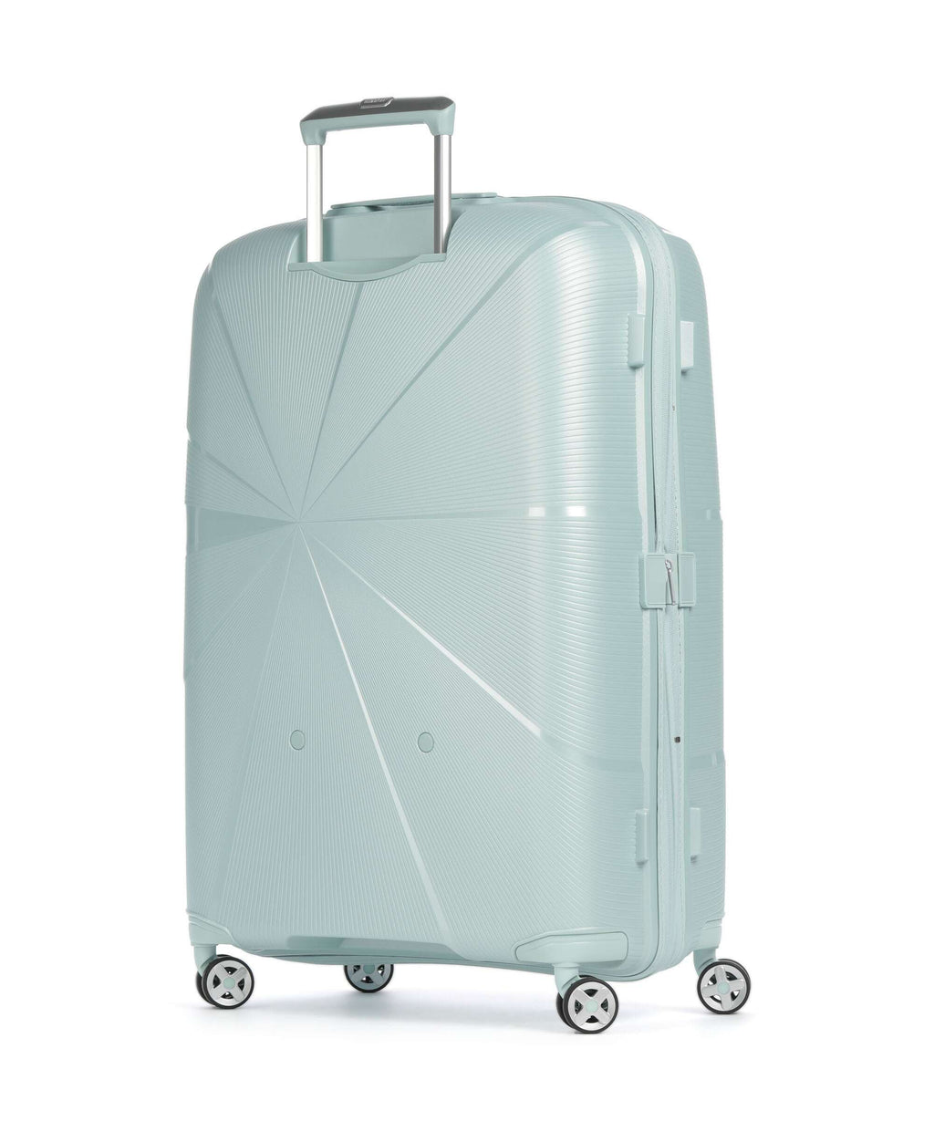 American Tourister Starvibe Spinner (4 wheels) metallic surf blue