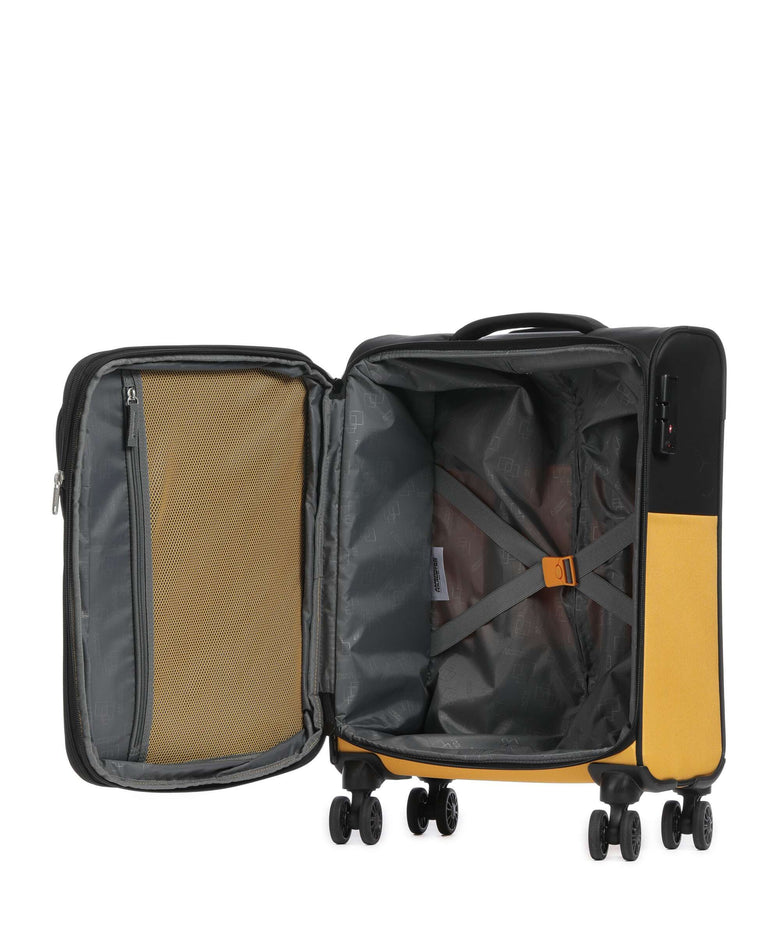 American Tourister Daring Dash Spinner (4 wheels) black/yellow