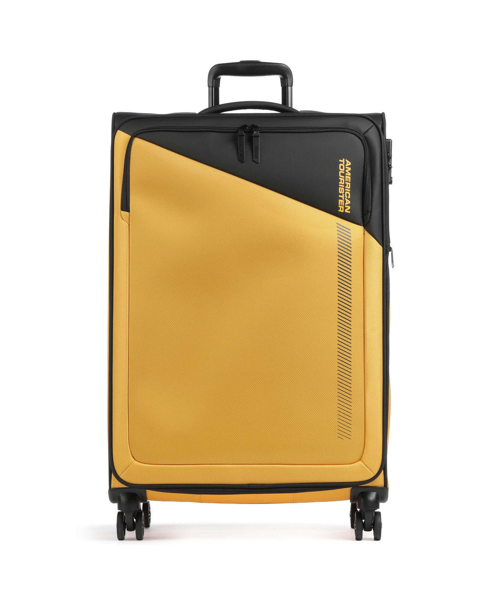 American Tourister Daring Dash Spinner (4 wheels) black/yellow