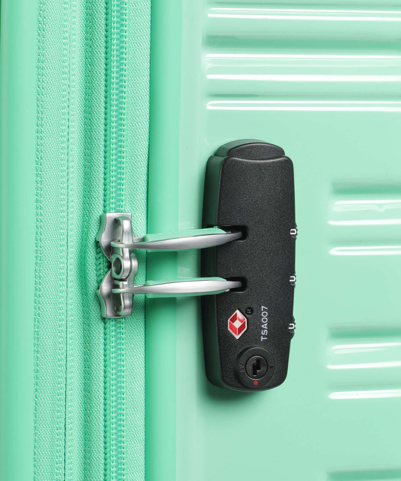 American Tourister Flashline Pop Spinner (4 wheels) light green