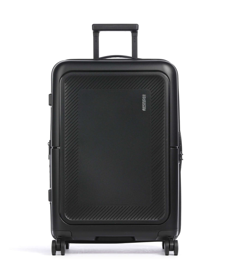 American Tourister Dashpop Spinner (4 wheels) true black