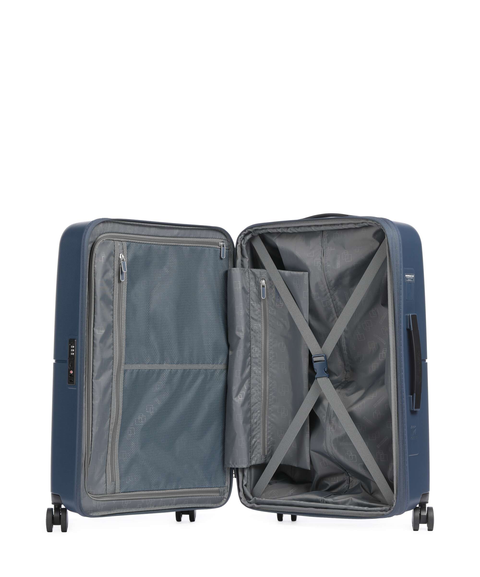 American Tourister Dashpop Spinner (4 wheels) midnight blue