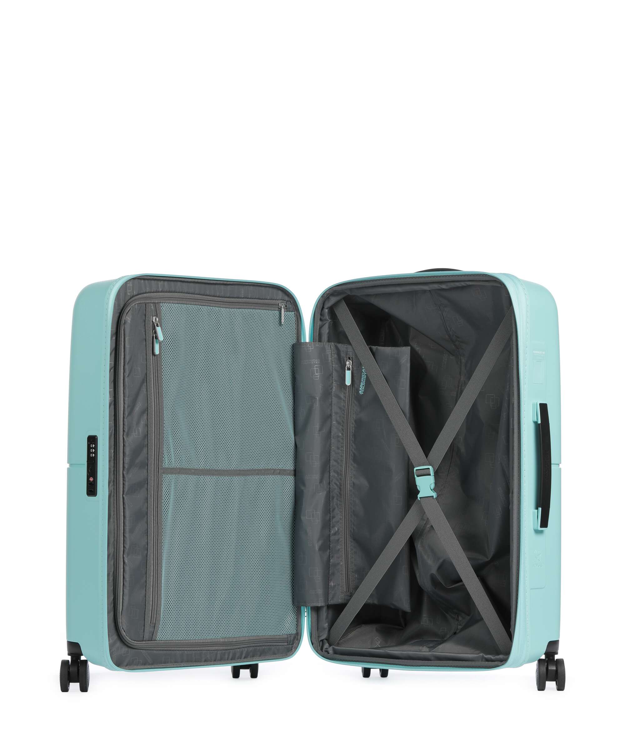 American Tourister Dashpop Spinner (4 wheels) aqua sky