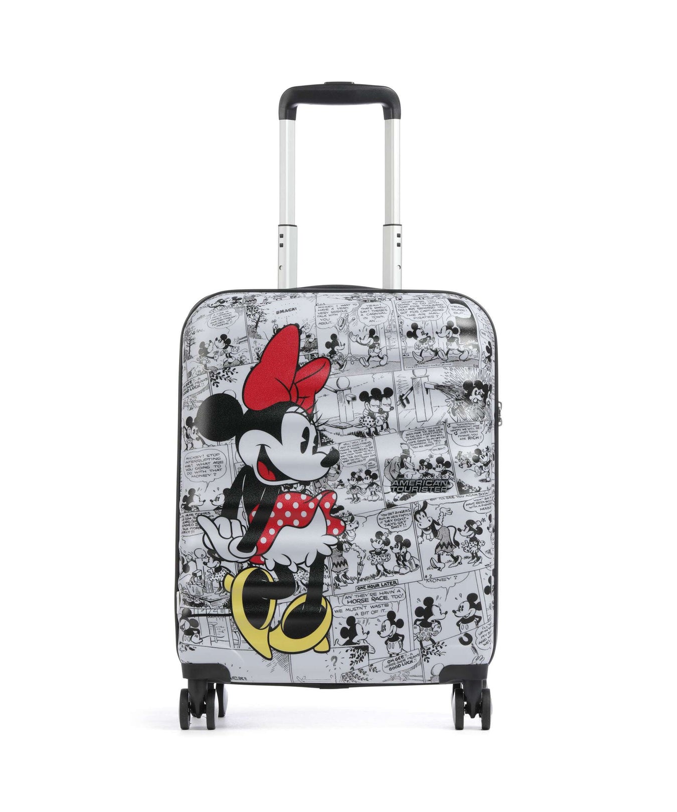 American Tourister Wavebreaker Disney Spinner (4 wheels) minnie comics/white