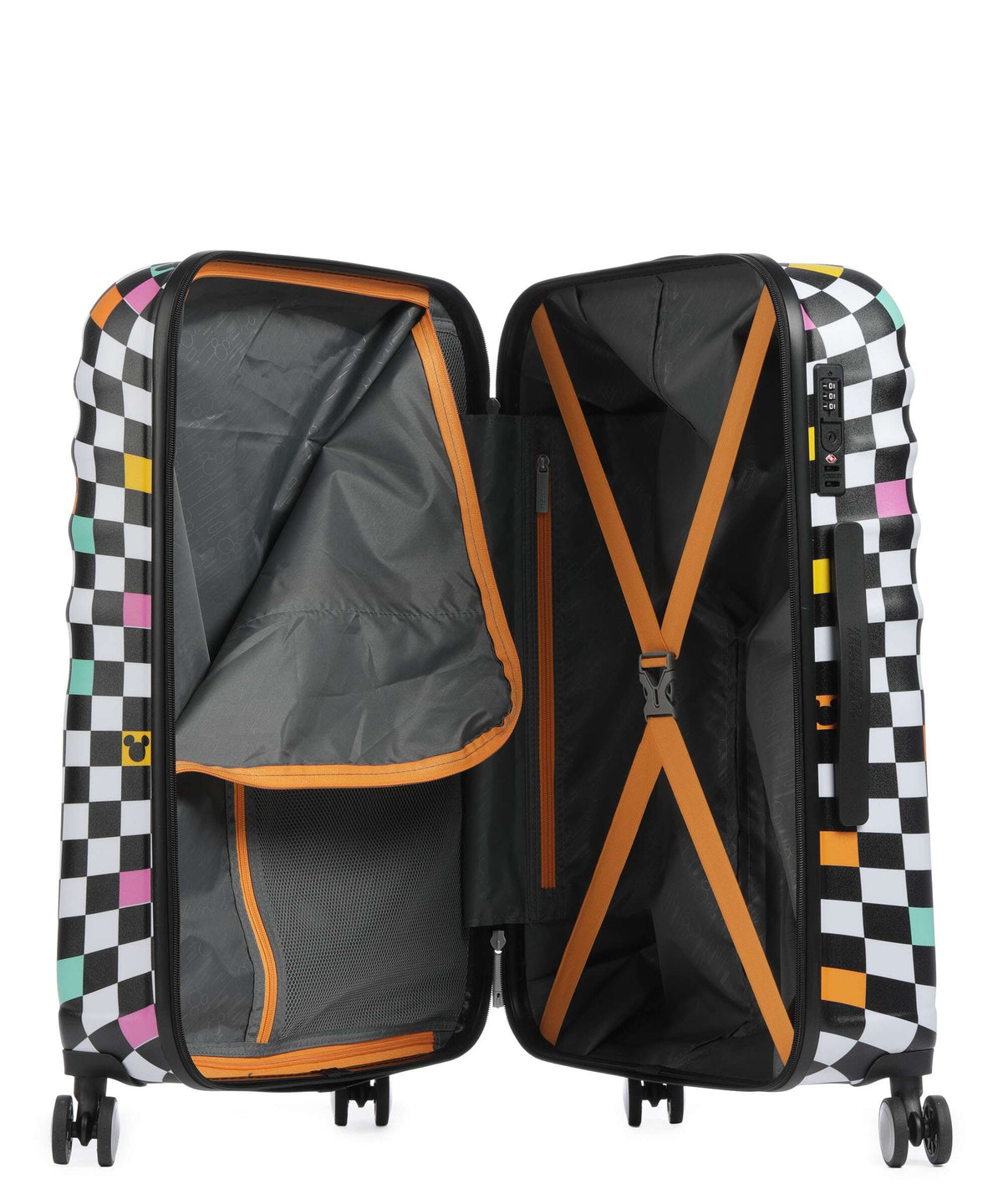 American Tourister Wavebreaker Disney Spinner (4 wheels) mickey check