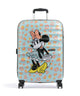 American Tourister Wavebreaker Disney Kuffert med 4 hjul minnie pastel dots