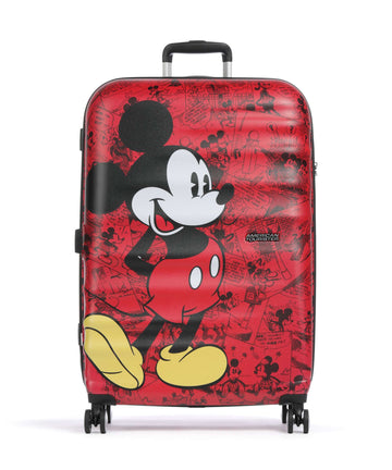 American Tourister Wavebreaker Disney Kuffert med 4 hjul mickey comics red
