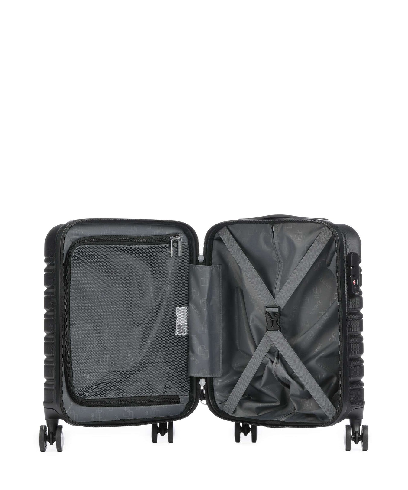American Tourister Flashline Spinner (4 wheels) shadow black