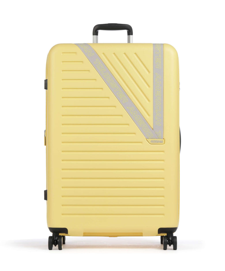 American Tourister Dynabelt Spinner (4 wheels) sunny yellow