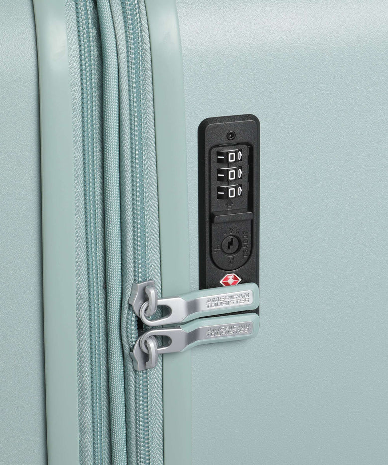 American Tourister Dynabelt Spinner (4 wheels) misty green