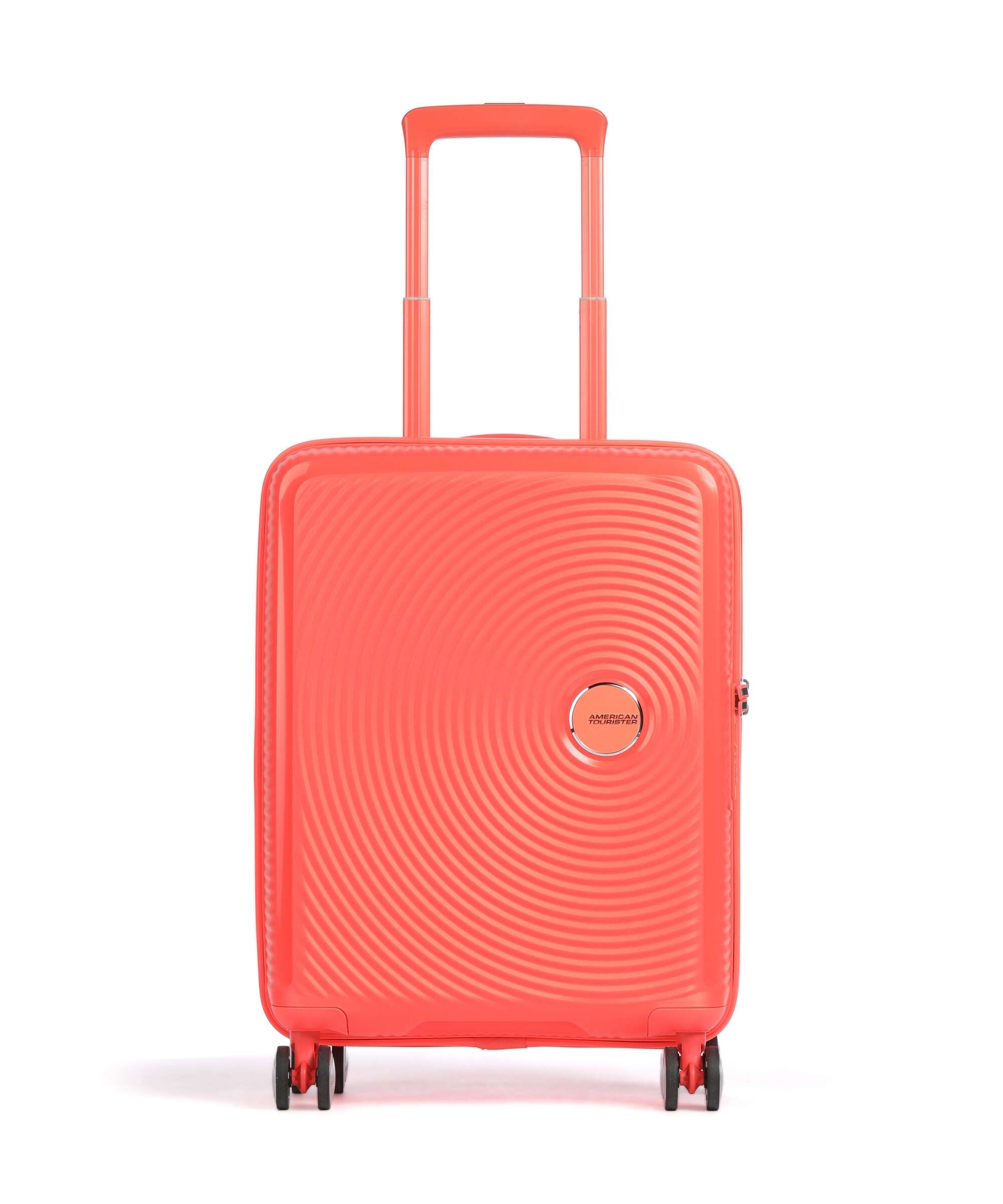American Tourister Soundbox Spinner (4 wheels) neon orange