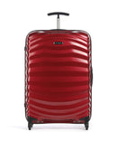 Samsonite Lite-Shock Kuffert med 4 hjul hyacinth red