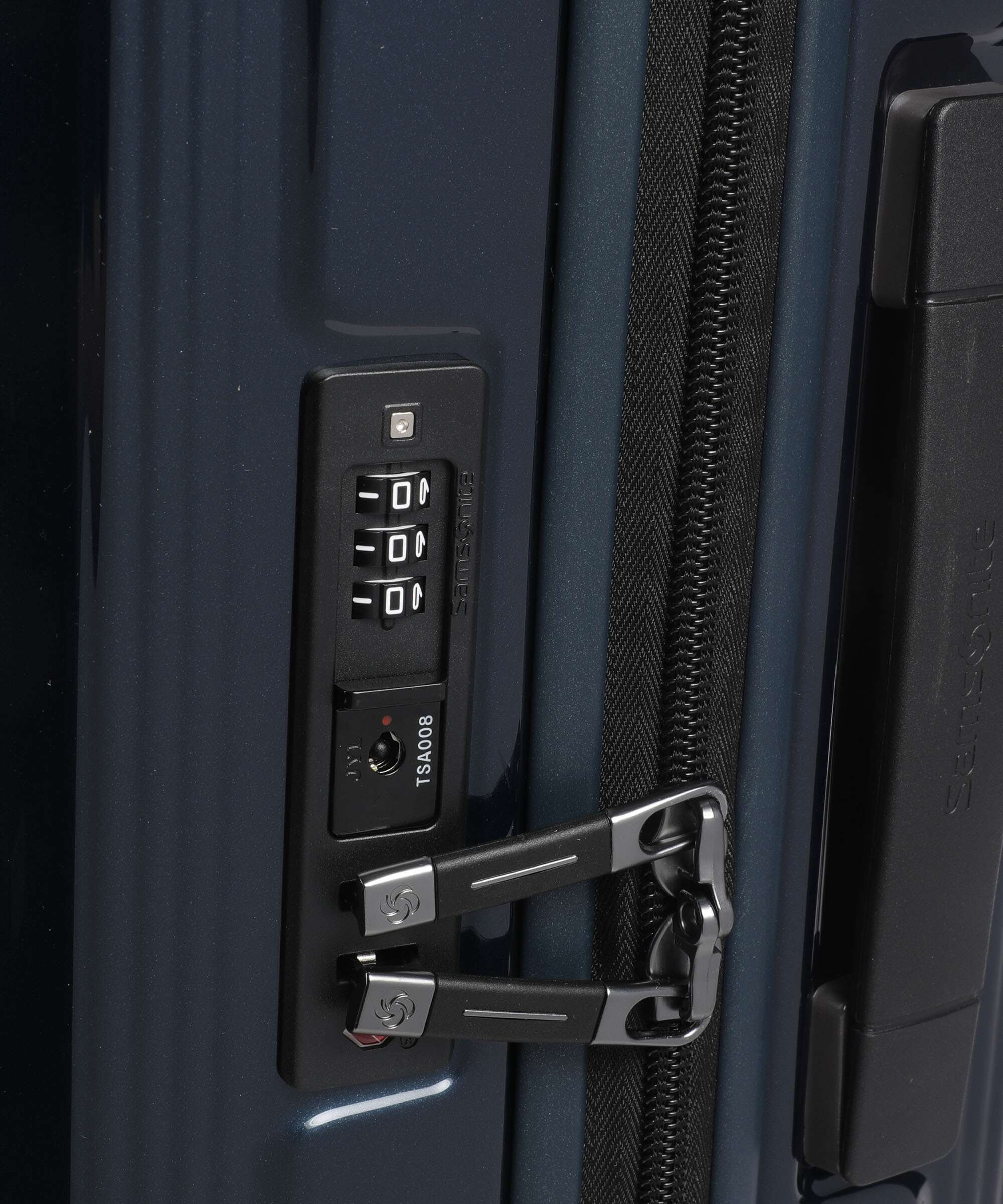 Samsonite Nuon Spinner (4 wheels) metallic dark blue