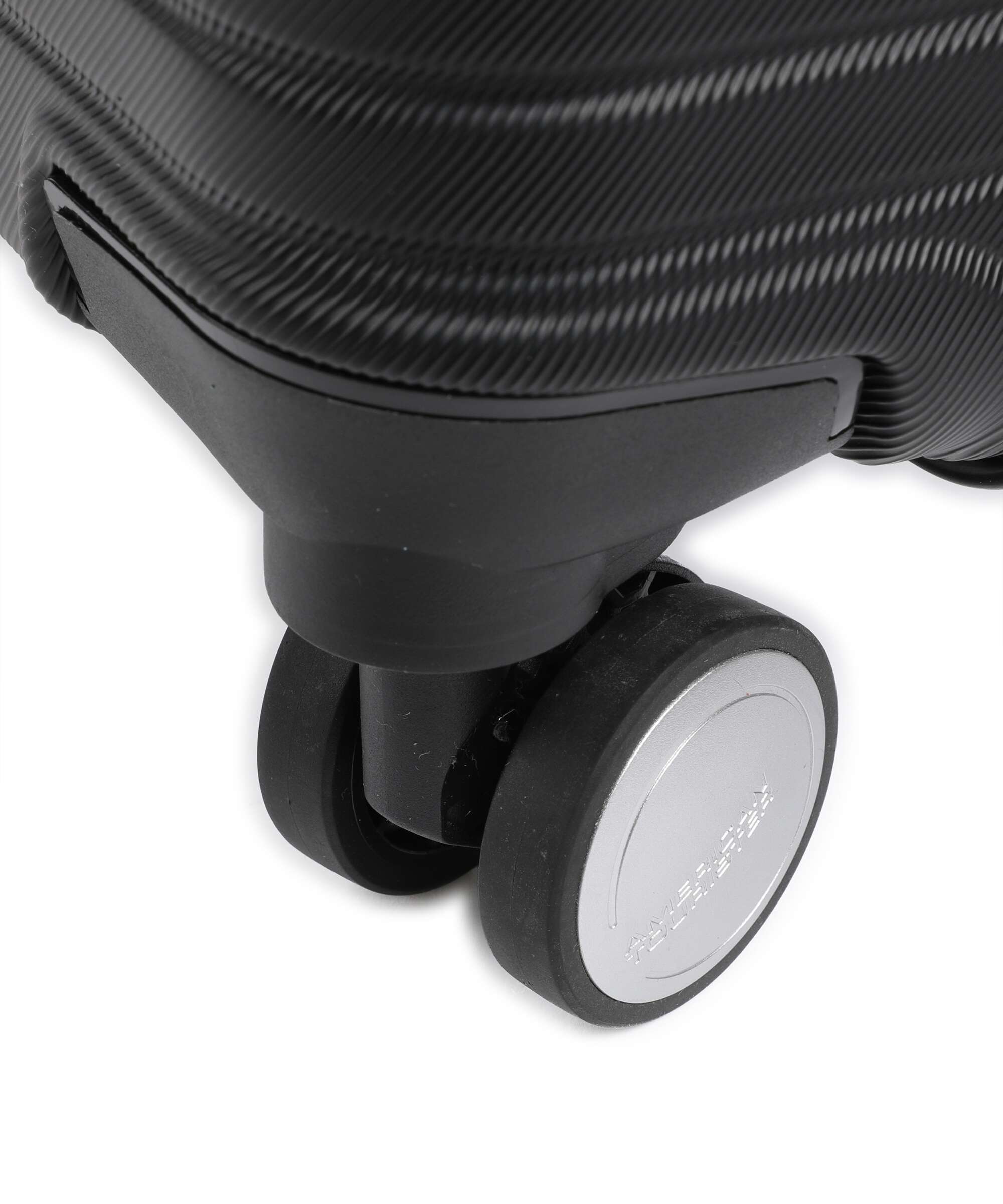 American Tourister Flashline Spinner (4 wheels) shadow black