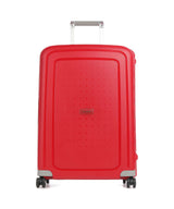 Samsonite S'Cure Kuffert med 4 hjul crimson red