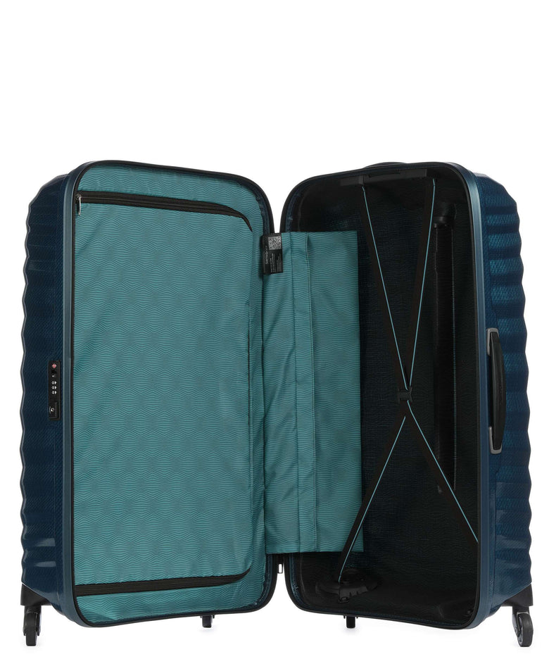 Samsonite Lite-Shock Spinner (4 wheels) petrol blue