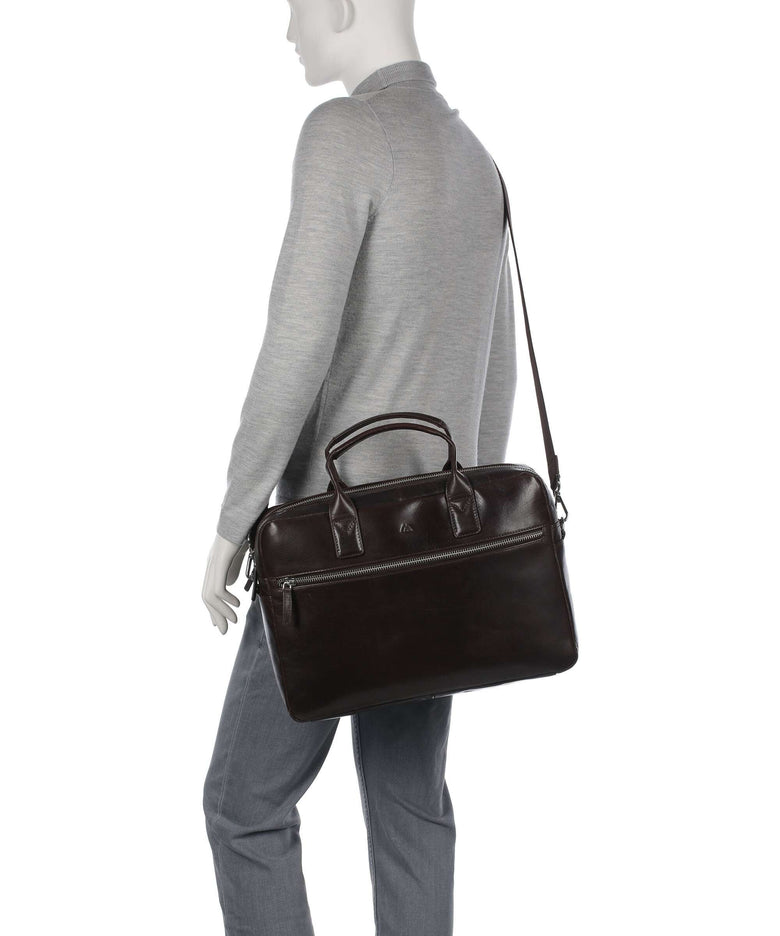 Markberg Kingston Briefcase espresso brown