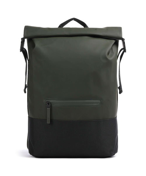 Rains Trail Rolltop backpack green