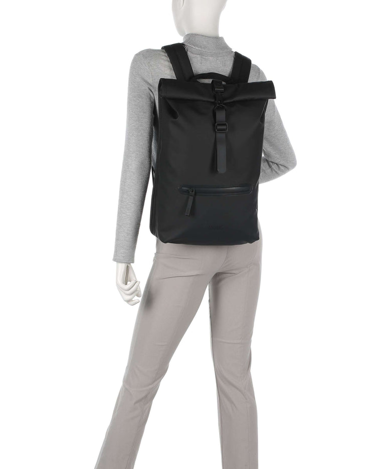 Rains Rolltop backpack black