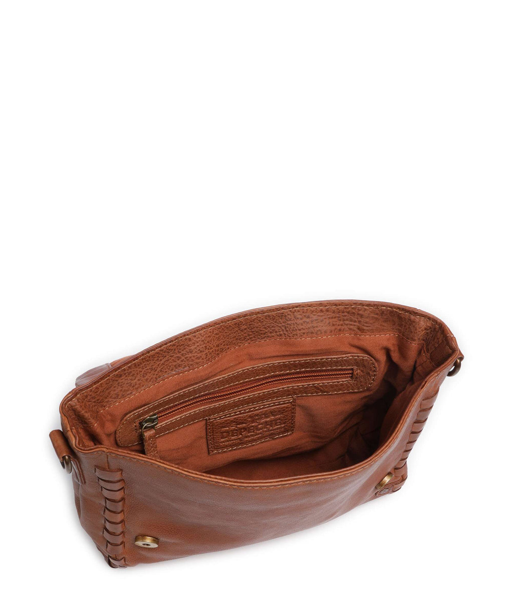 Depeche Tailors Stitch Messenger bag cognac