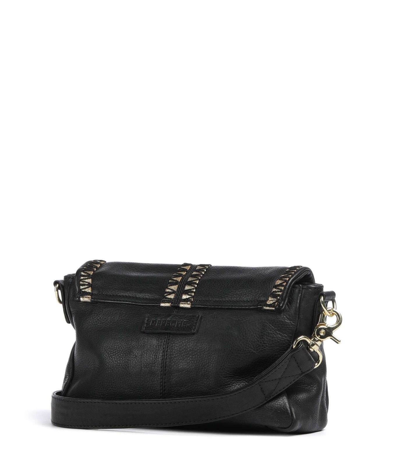 Depeche Golden Magic Crossbody bag black