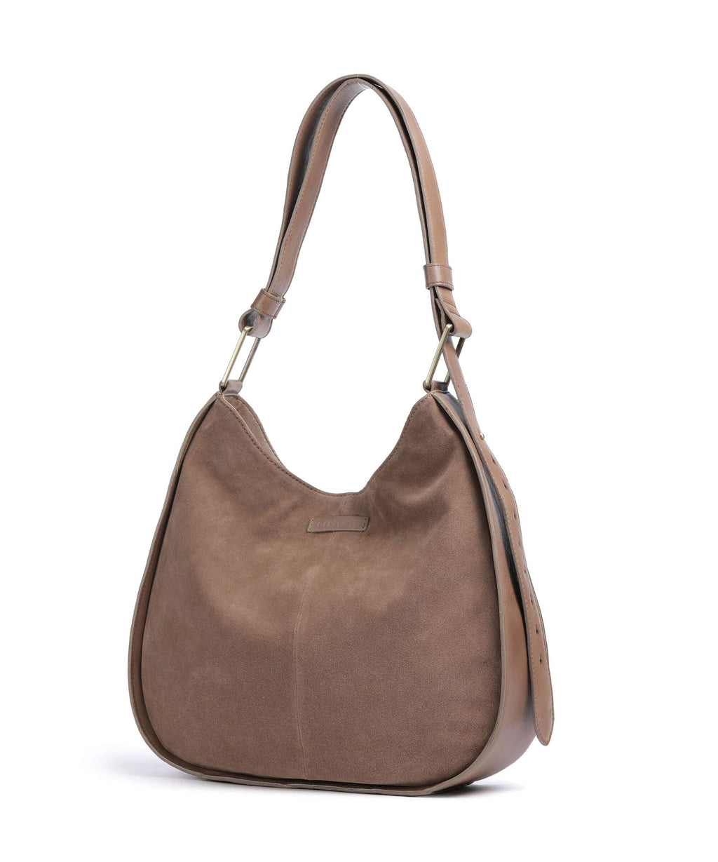 Depeche Madrid Hobo bag taupe