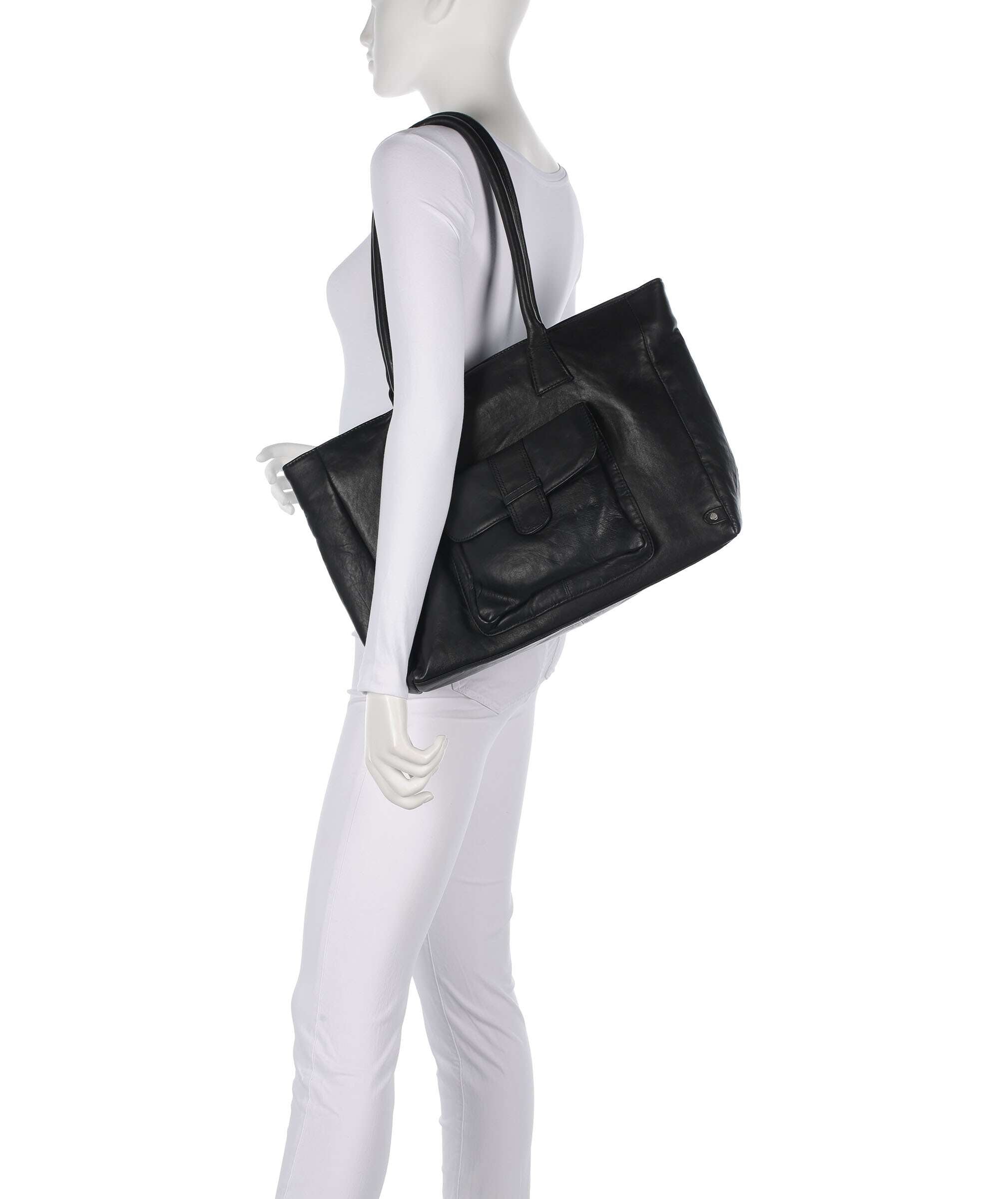 Depeche Power Field Tote bag black