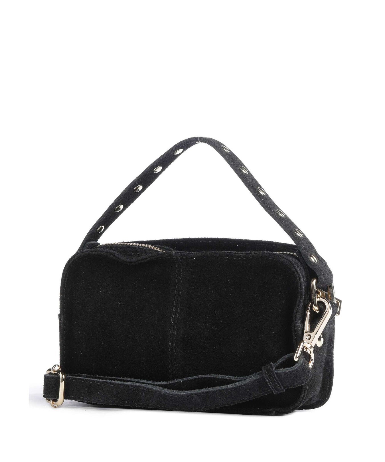 Núnoo Suede Helena Crossbody bag black