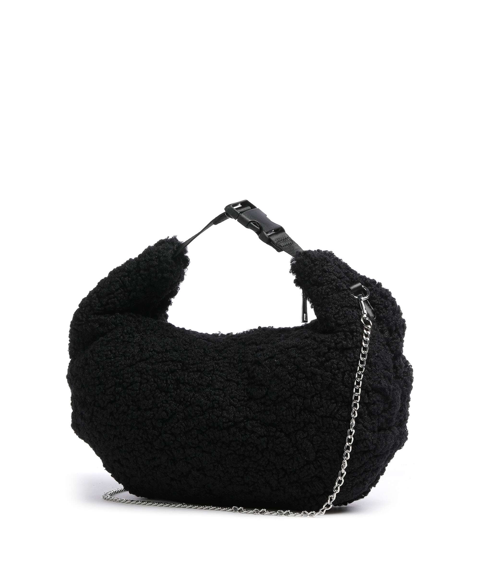 Núnoo Curls Dagmar Hobo bag black