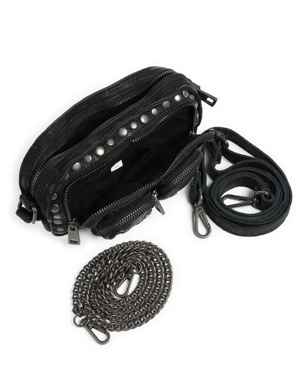 Núnoo River Washed Helena Crossbody bag black