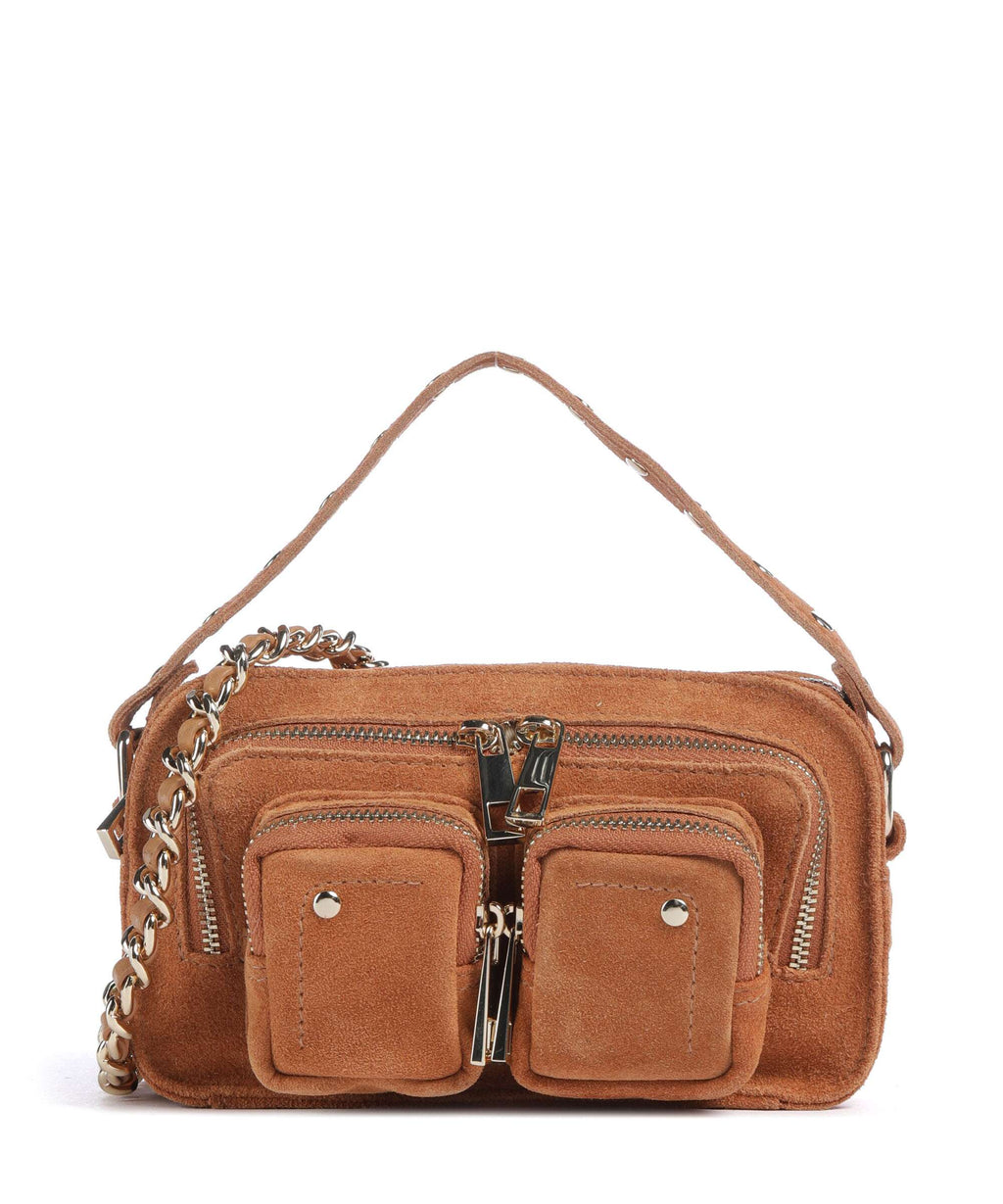 Núnoo Suede Helena Crossbody bag toffee