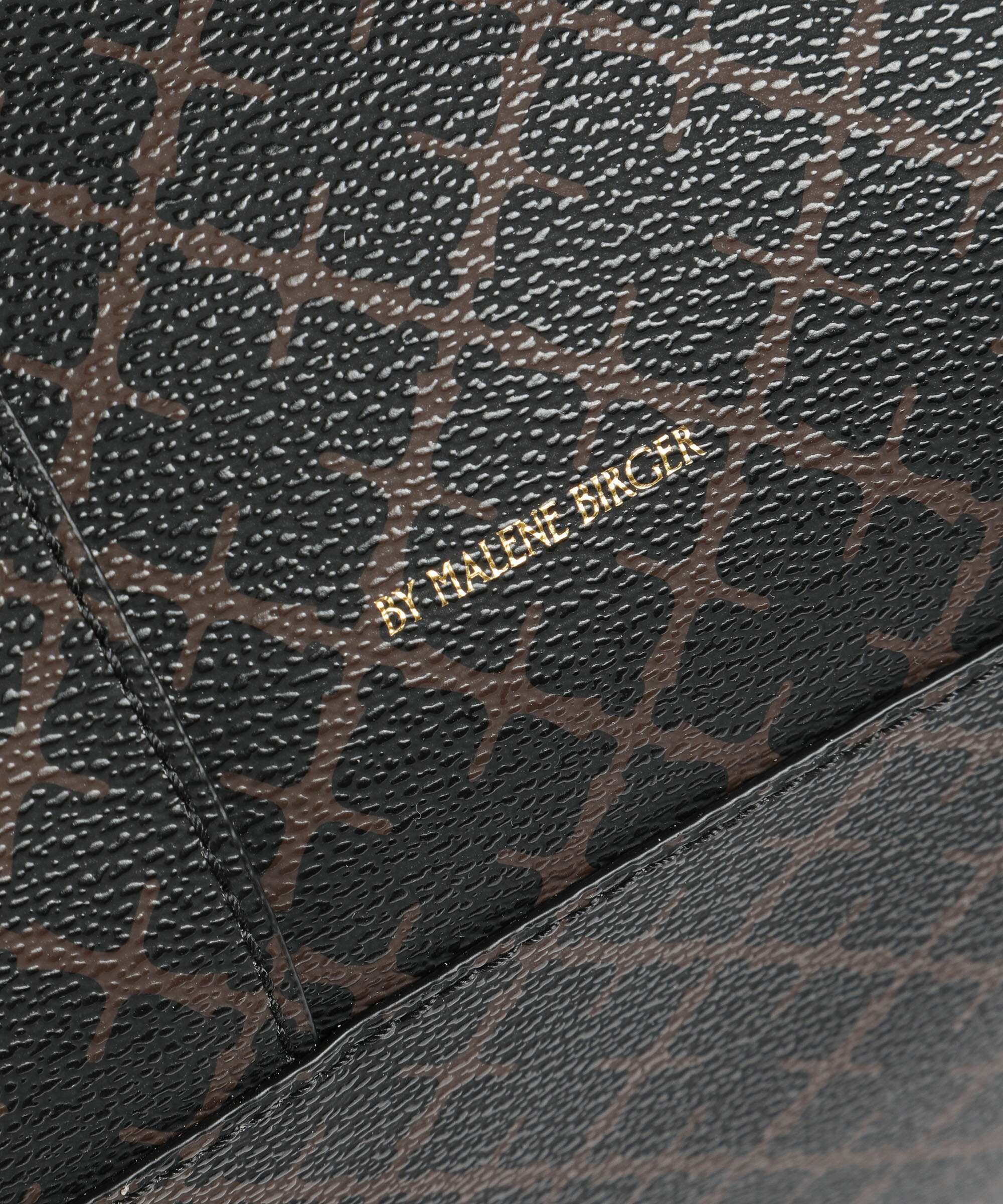 by Malene Birger Abrille Tote bag dark chokolate