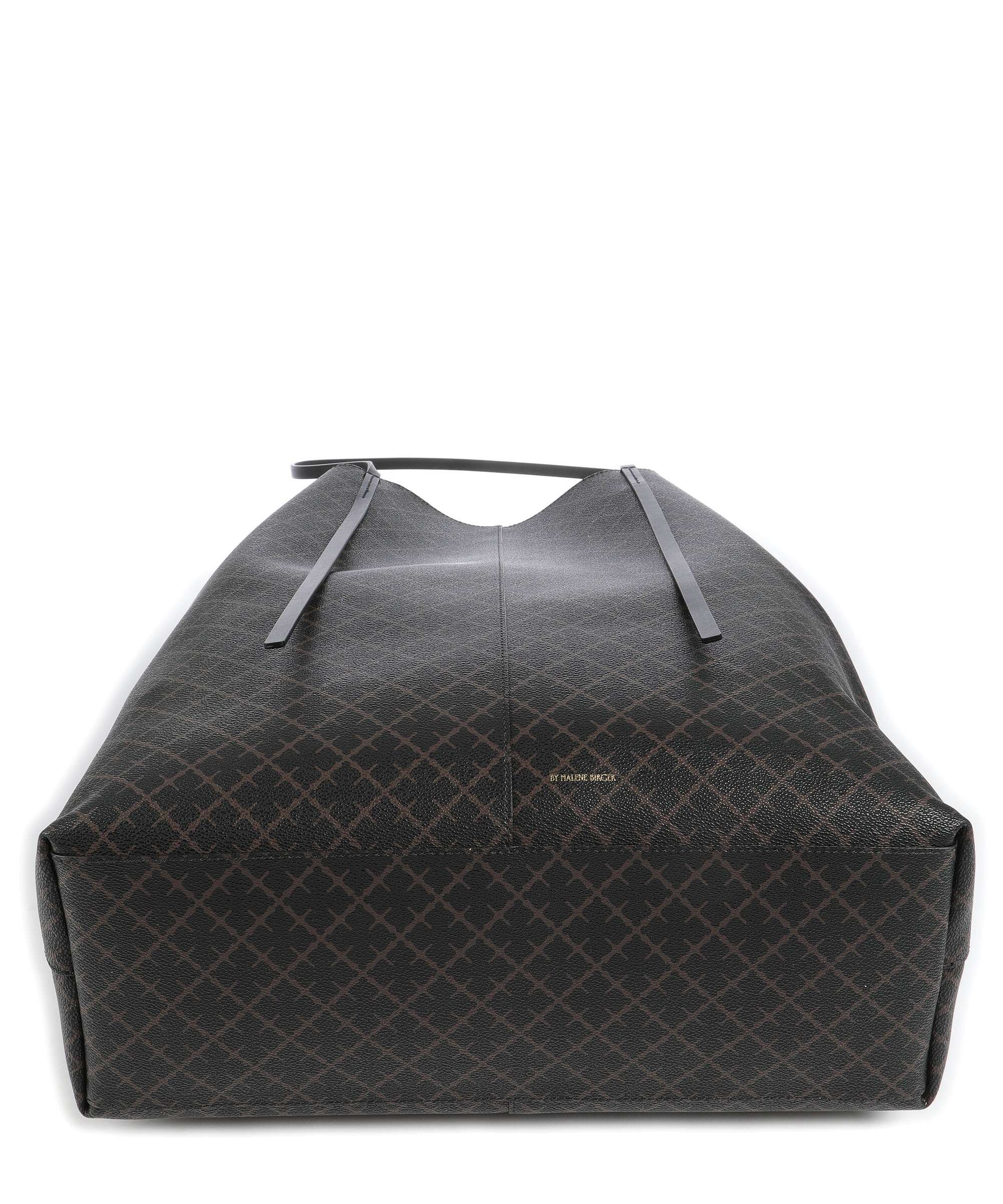 by Malene Birger Abrille Tote bag dark chokolate
