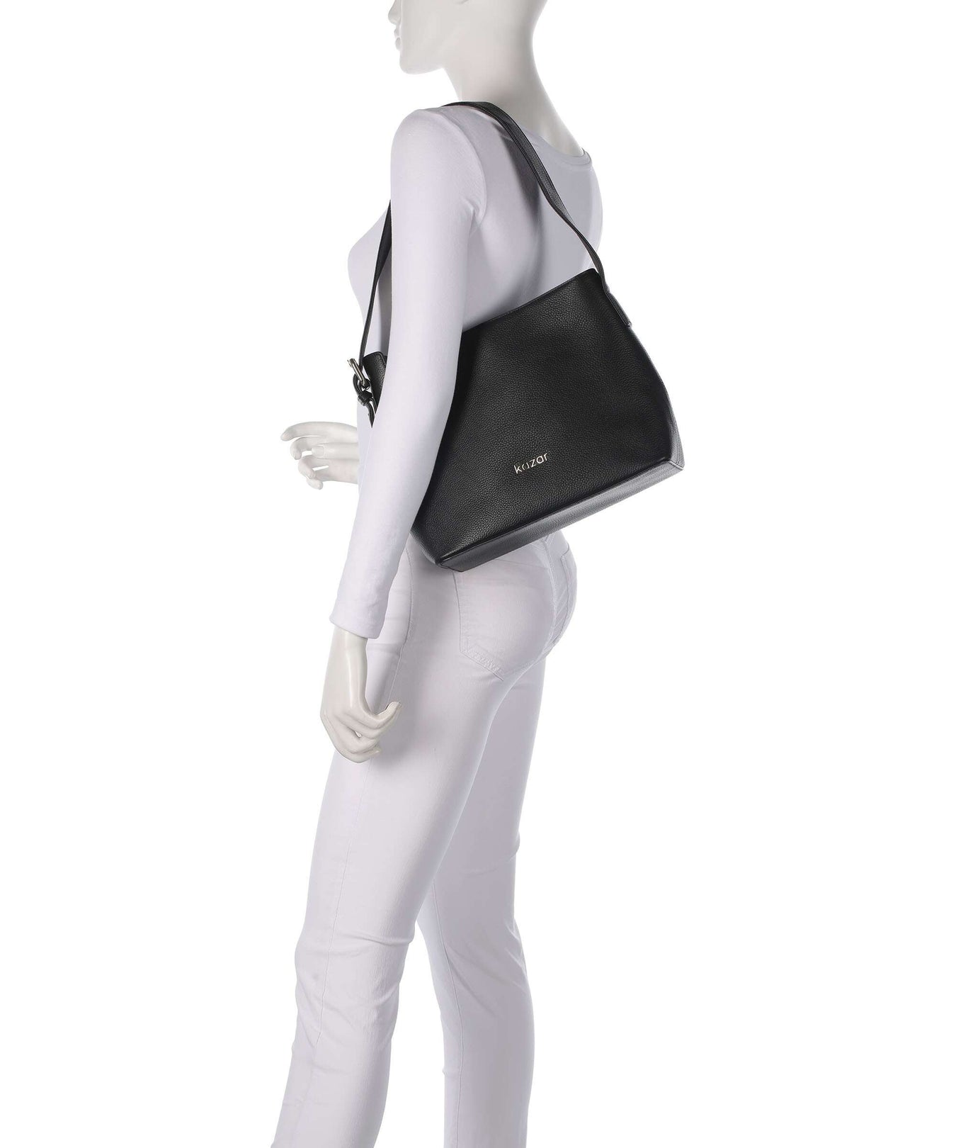 Kazar Taida Hobo bag black