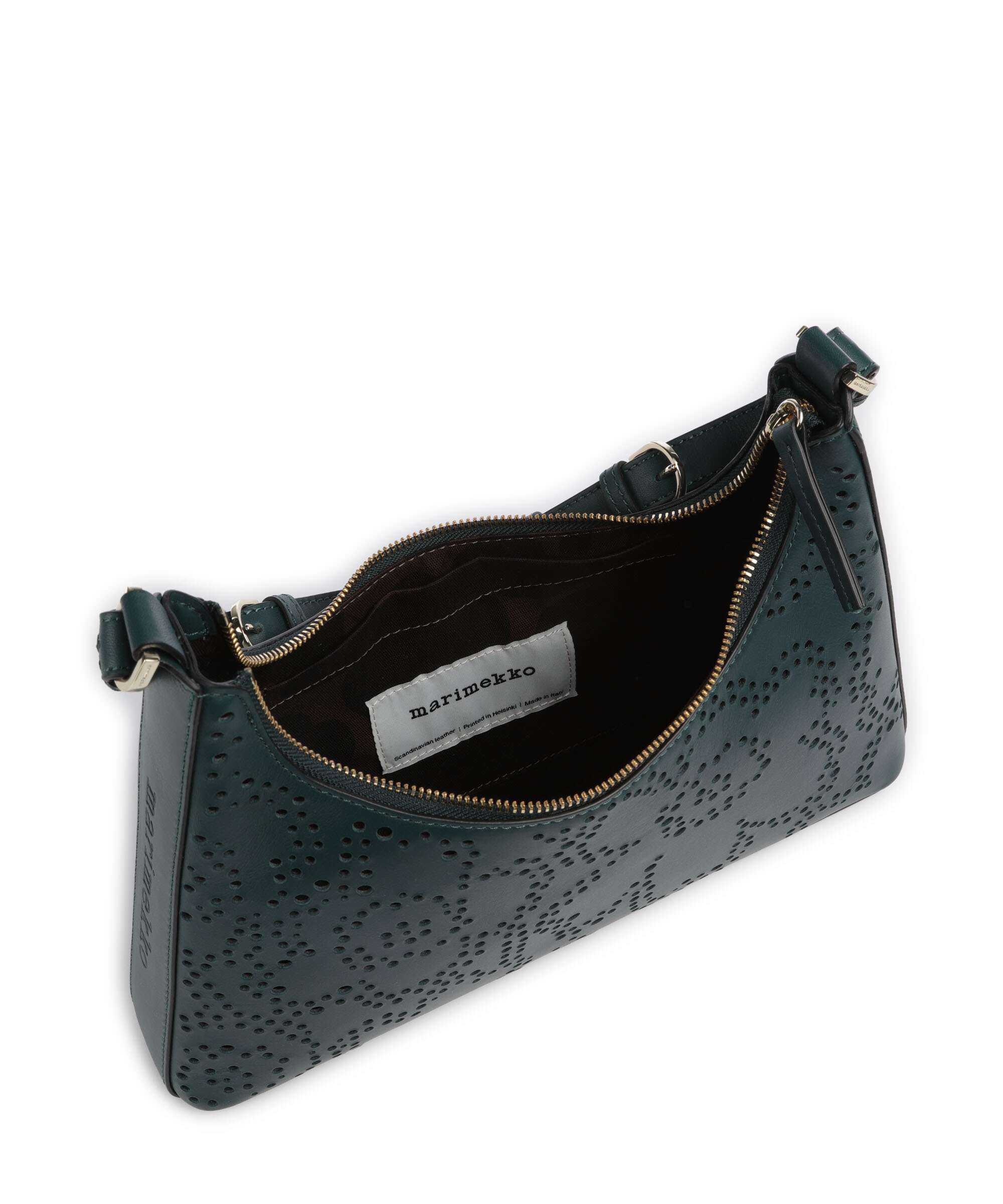 Marimekko Imprint Unikko Shoulder bag dark green