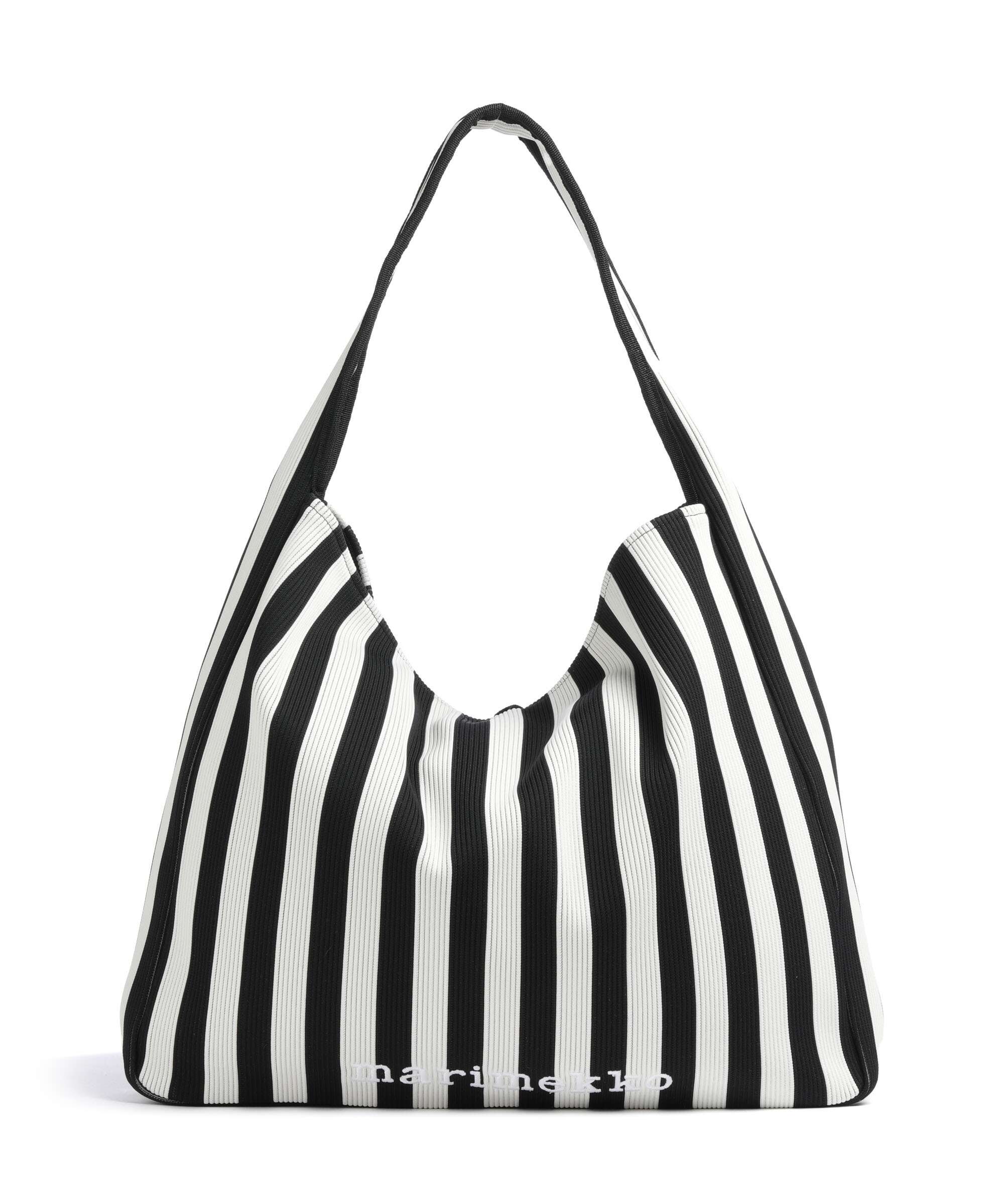 Marimekko Knitted Merirosvo Hobo bag black/offwhite
