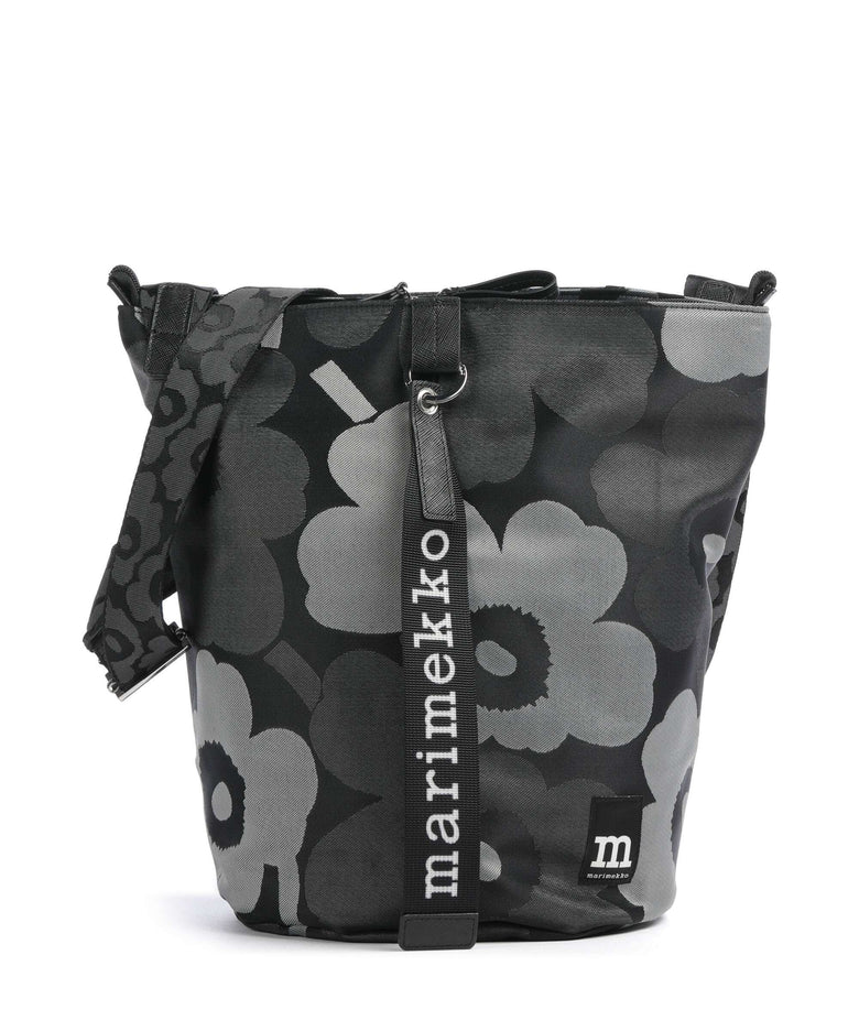 Marimekko All Day Unikko Bucket bag grey/dark grey/black