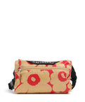 Marimekko Neat Unikko S Crossbody bag light brown/red