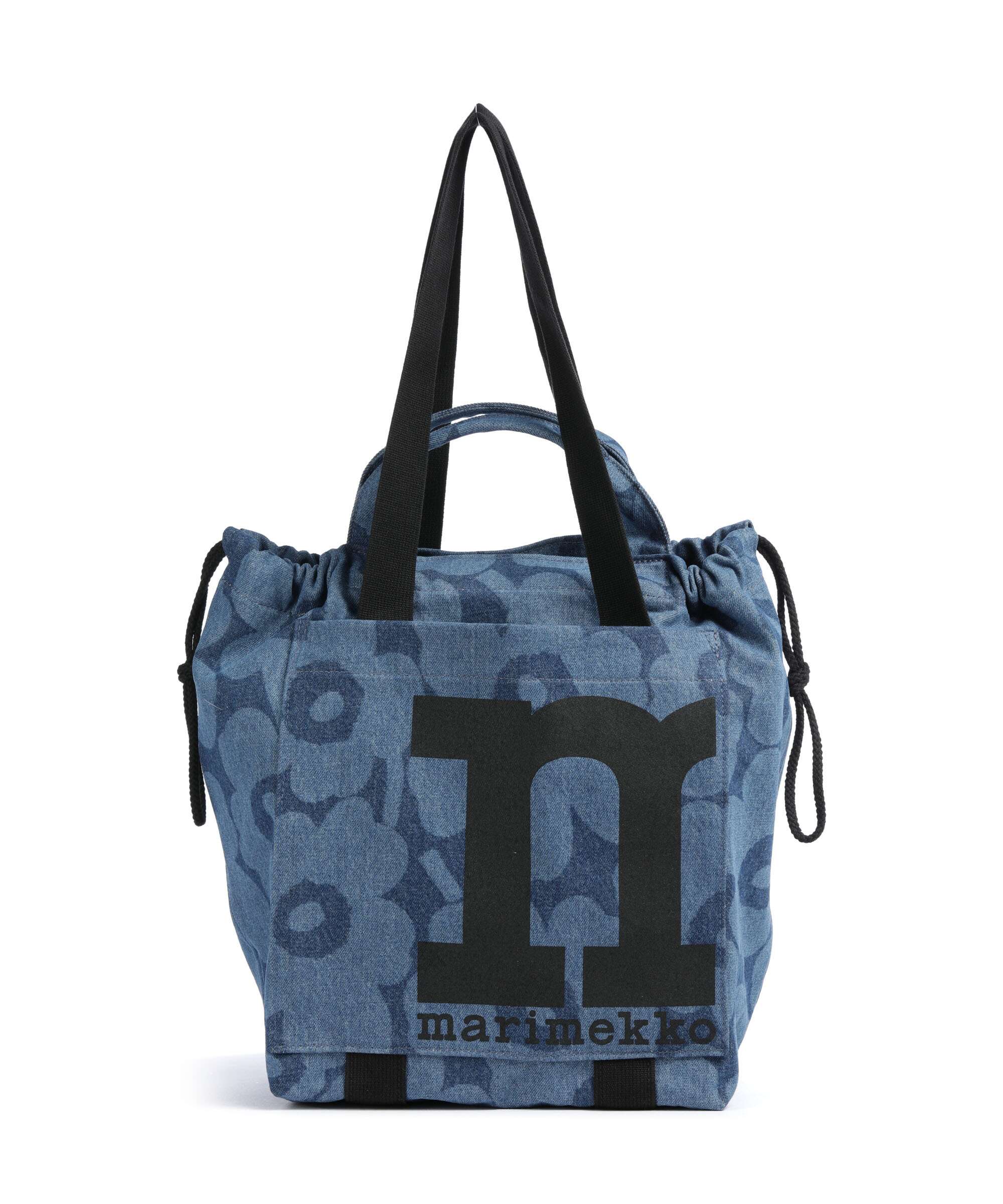 Marimekko Mono City Unikko Tote bag mid indigo