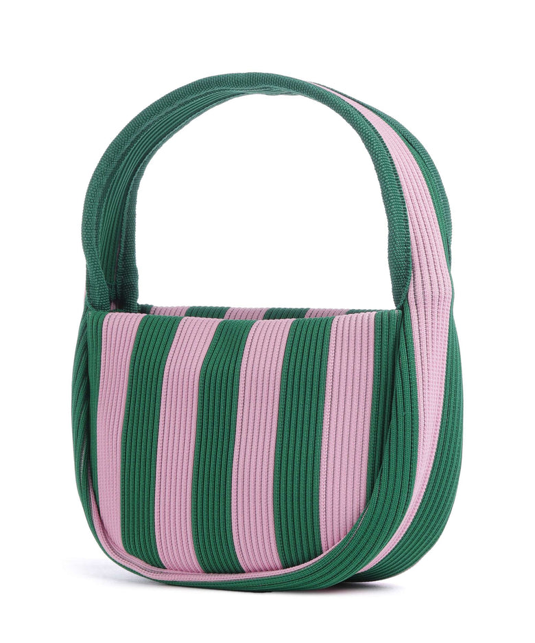 Marimekko Knitted Merirosvo Handbag pink/dark green