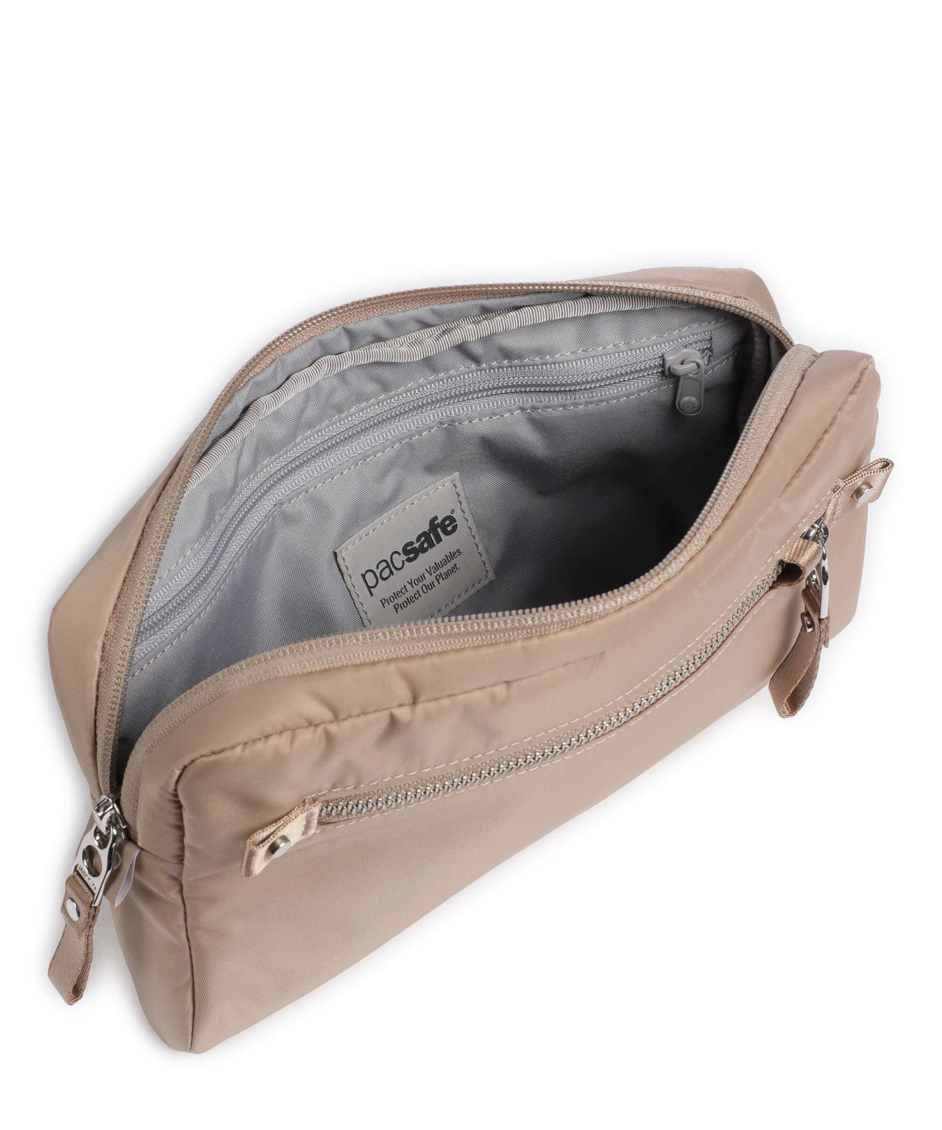 Pacsafe 3 in 1 Crossbody bag taupe