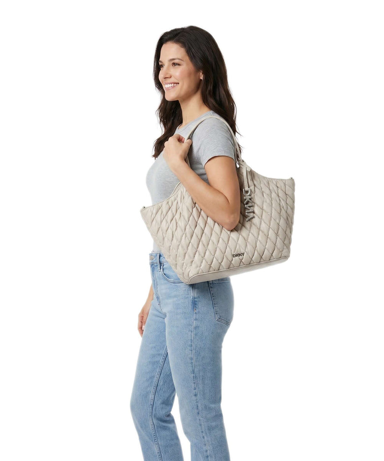 DKNY Paula Commuter Medium Tote bag light taupe