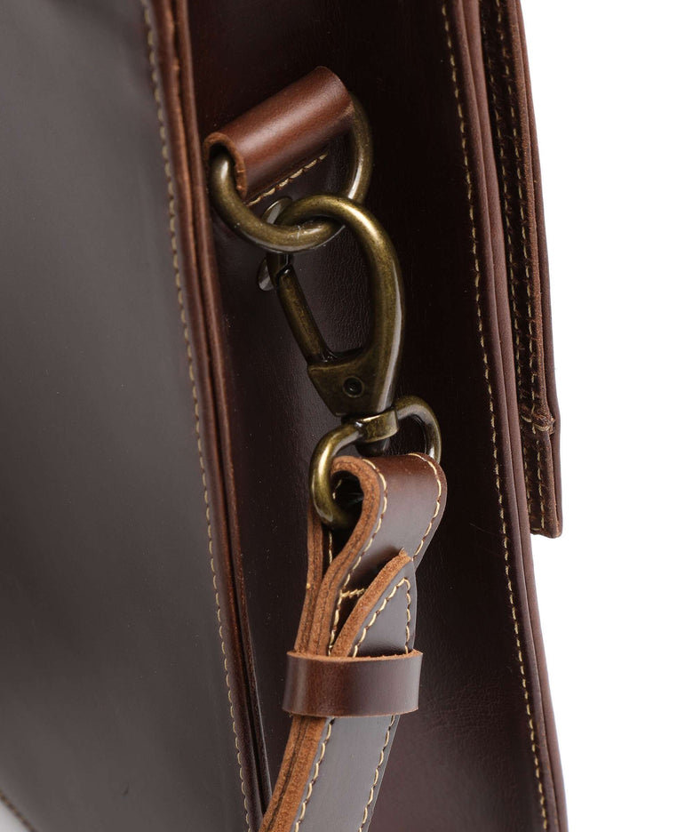Buckle & Seam Sierra Briefcase brown