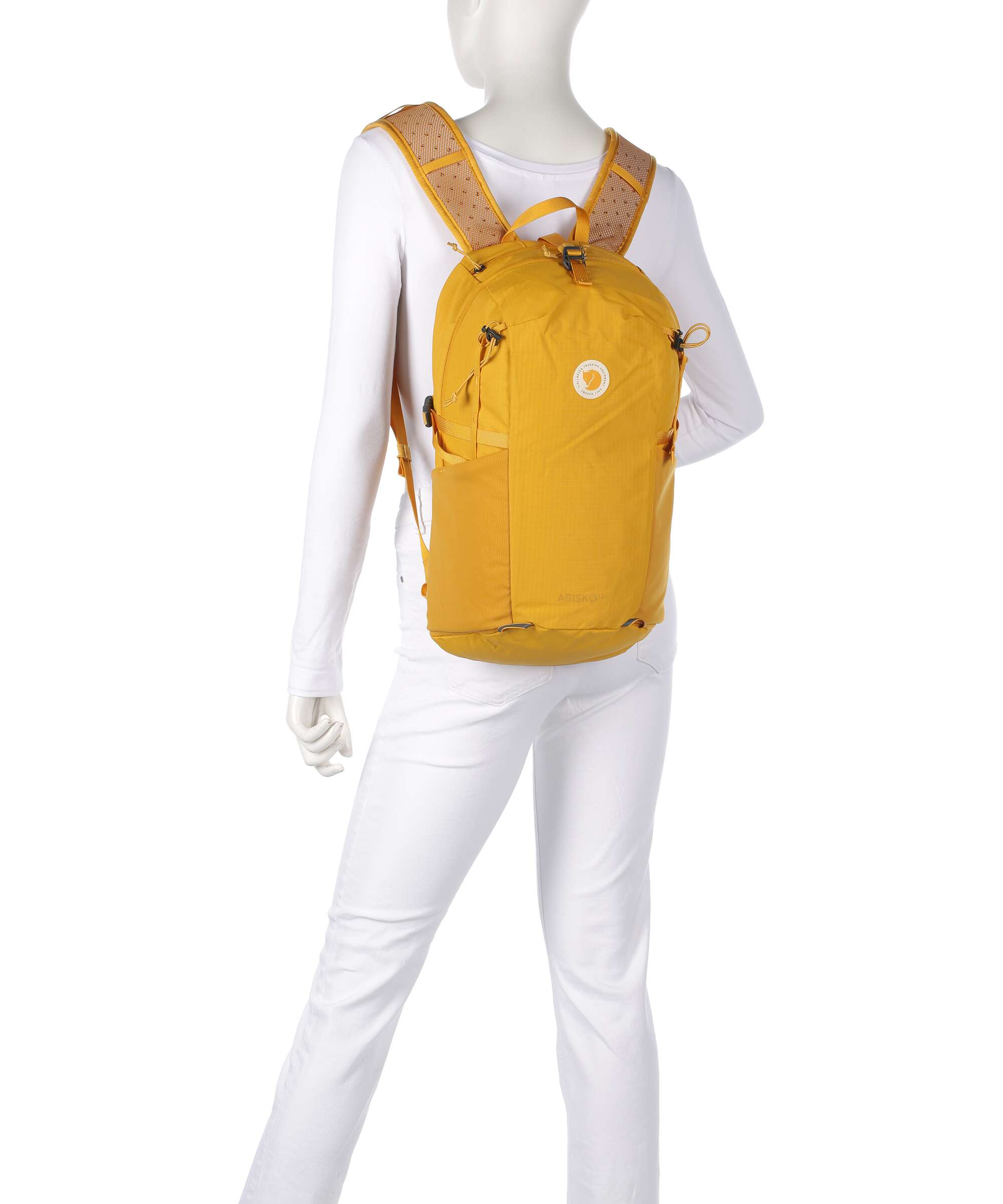 Fjällräven Abisko Soft 16 Trekking backpack mustard yellow